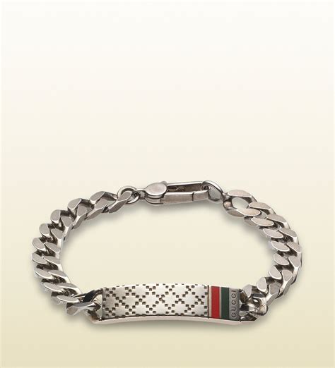 gucci bracelts mens|gucci silver bracelet for men.